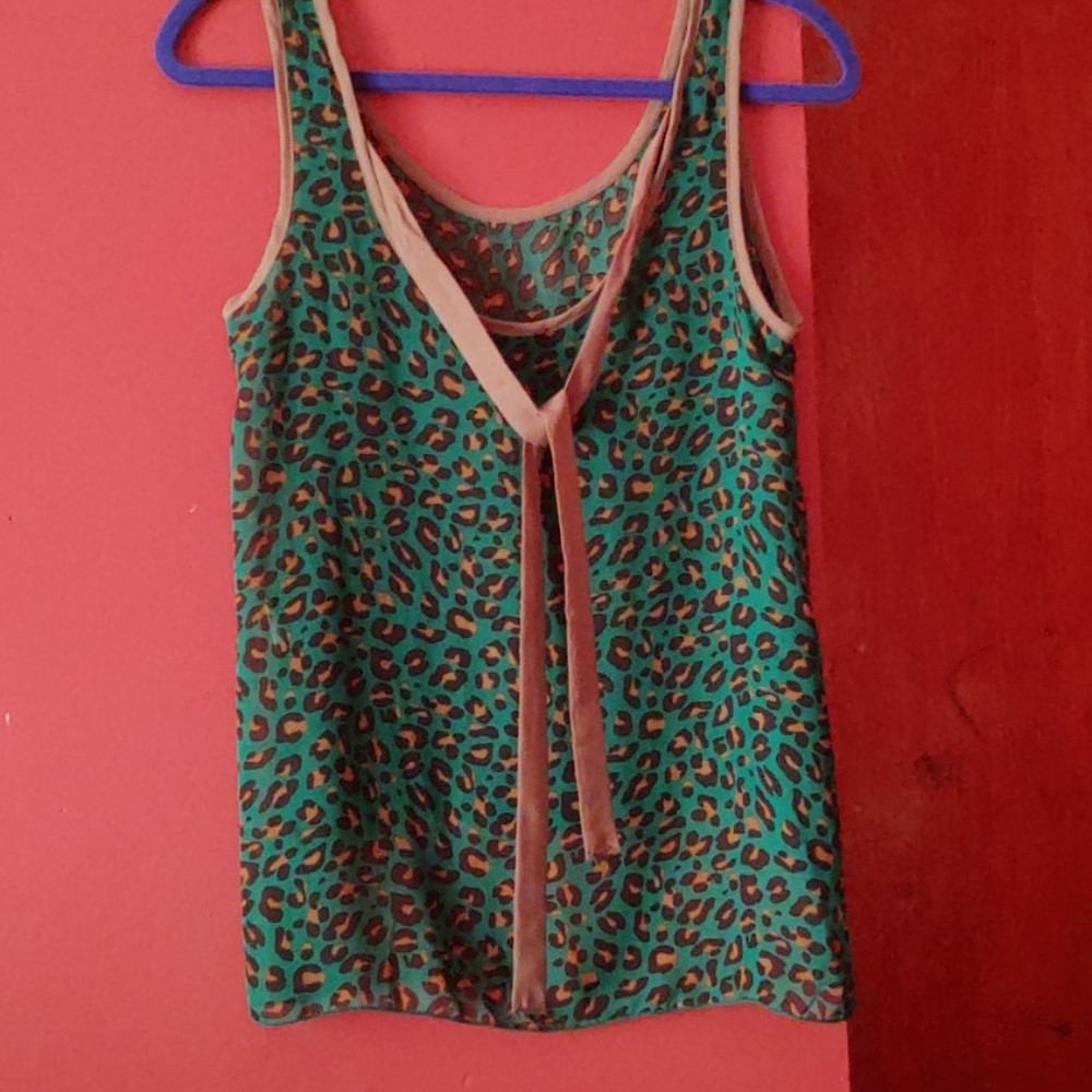 Sheer Animal Printed Camisole